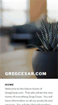 Mobile Screenshot of gregcesar.com